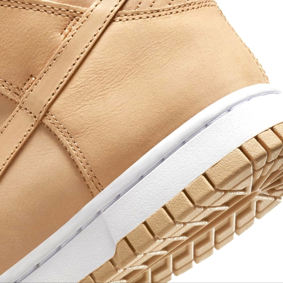 *NEW* Nike Dunk High Premium Vachetta Tan/White/Vachetta Tan DX2044-201 - Picture 8 of 10
